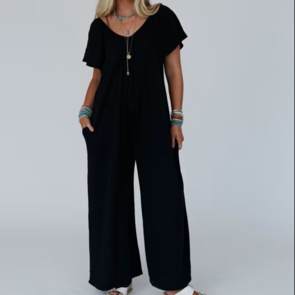 Three Birds Nest - The Nest Calista Jumpsuit - Black